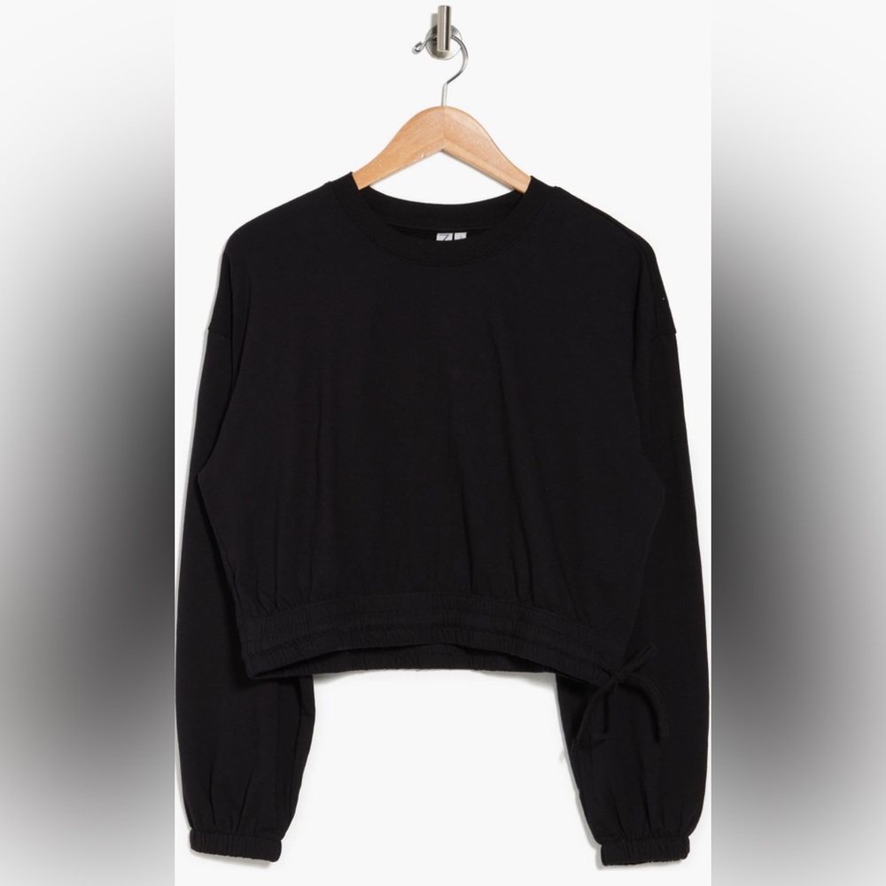 Z by Zella Maggie Tie Hem Pullover Sweater lined in size XS